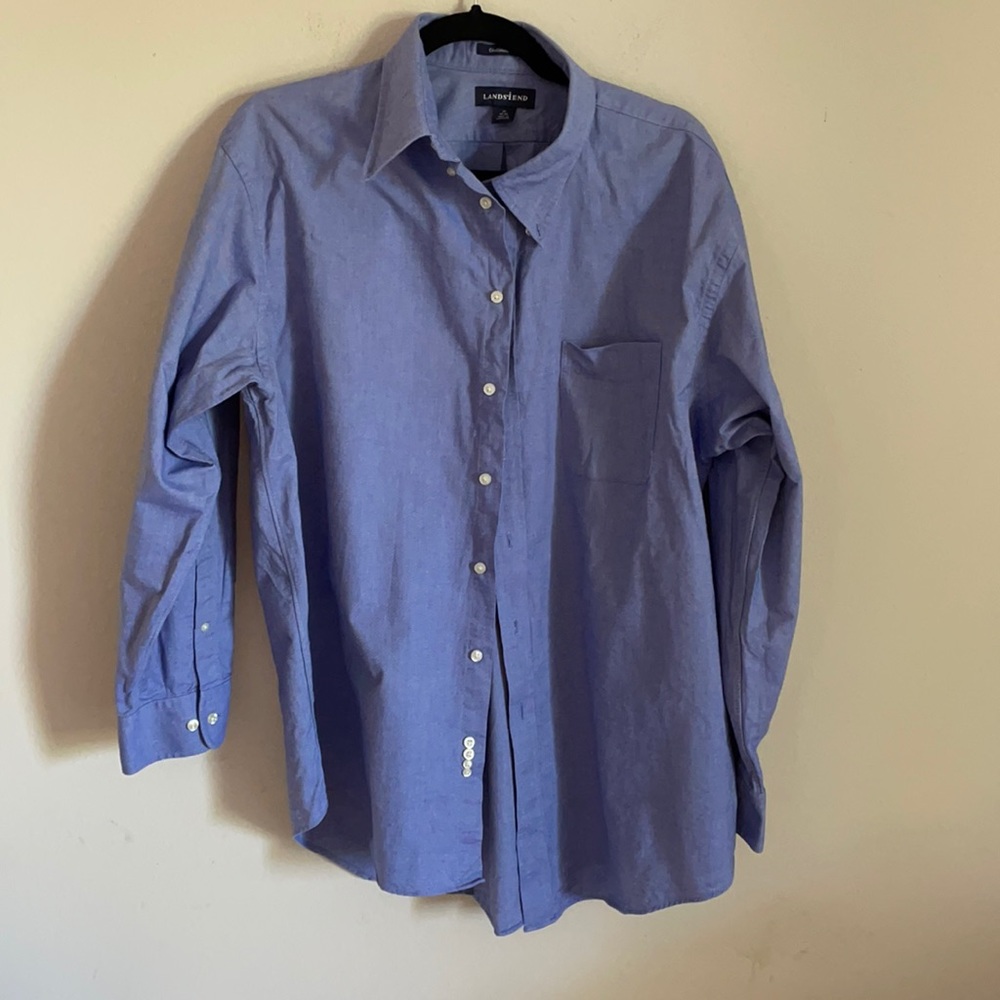 Lands’ End Button Down Shirt 17 32/33